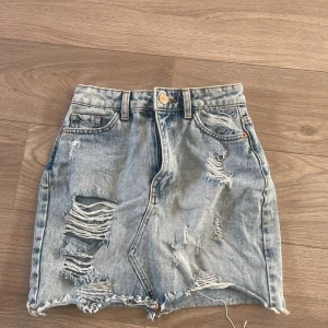 jeanskjol  - bra skick