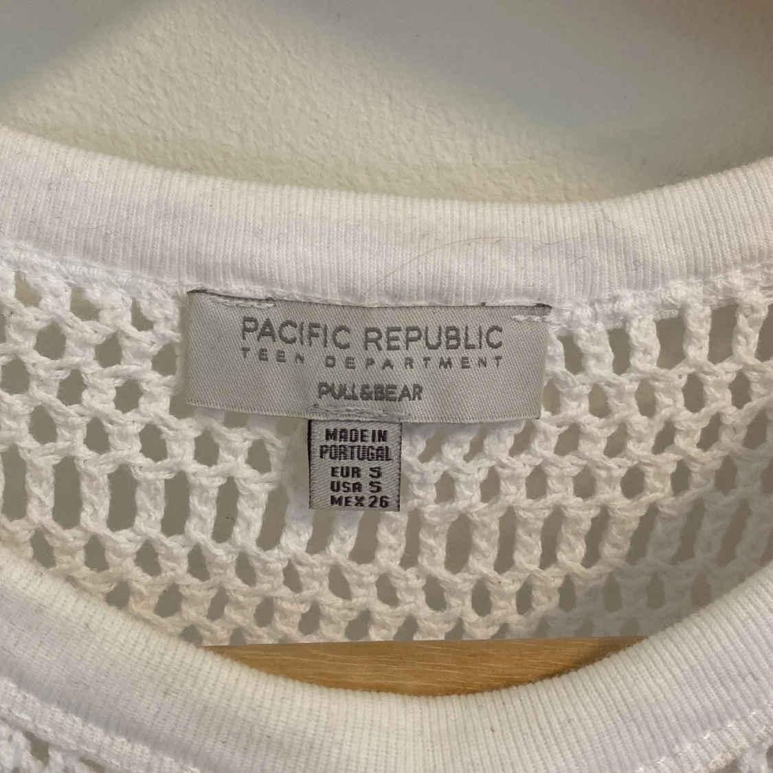 Vit nätlinne från Pull&Bear - 91