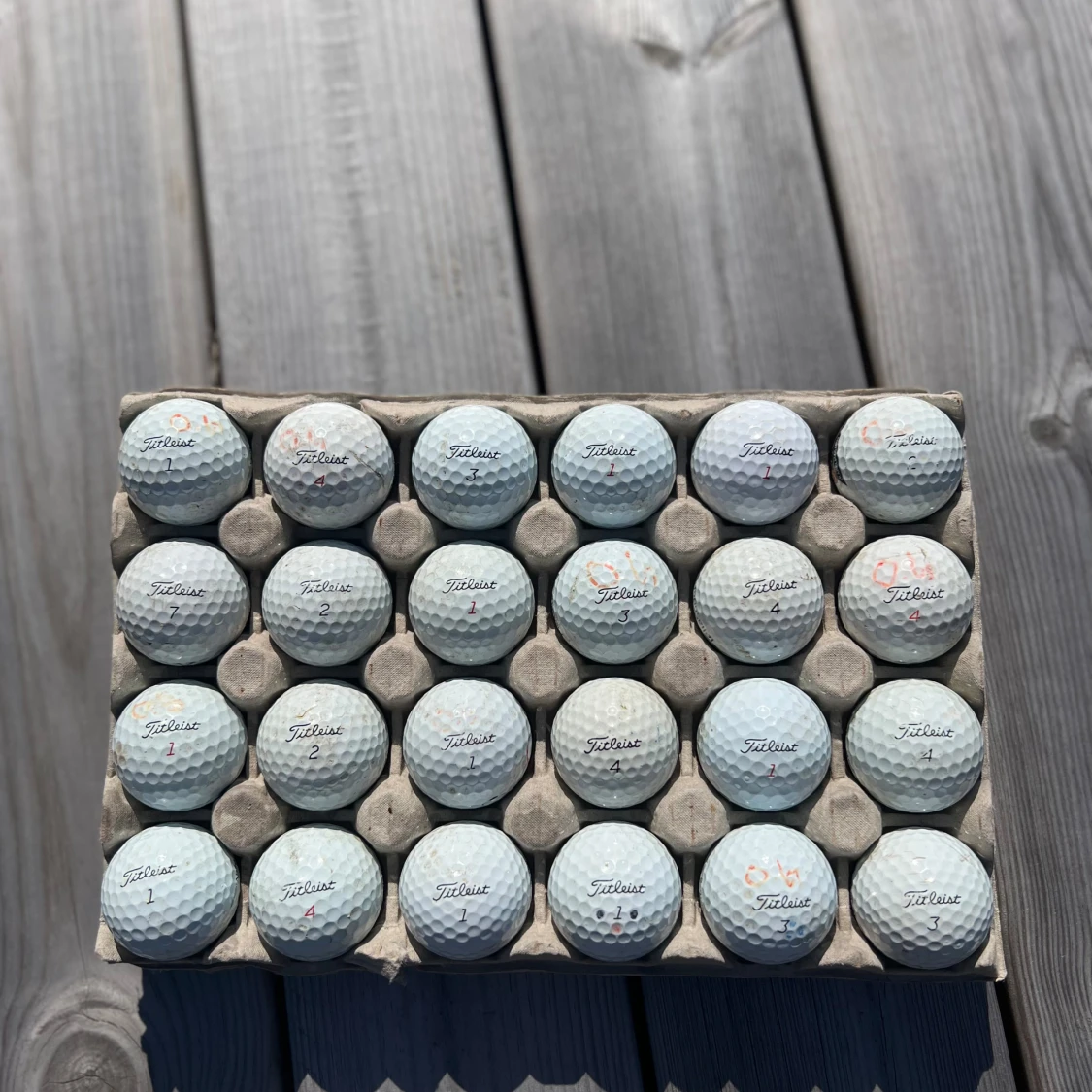 Golfbollar 24st Titeleist- ProV1  - 91