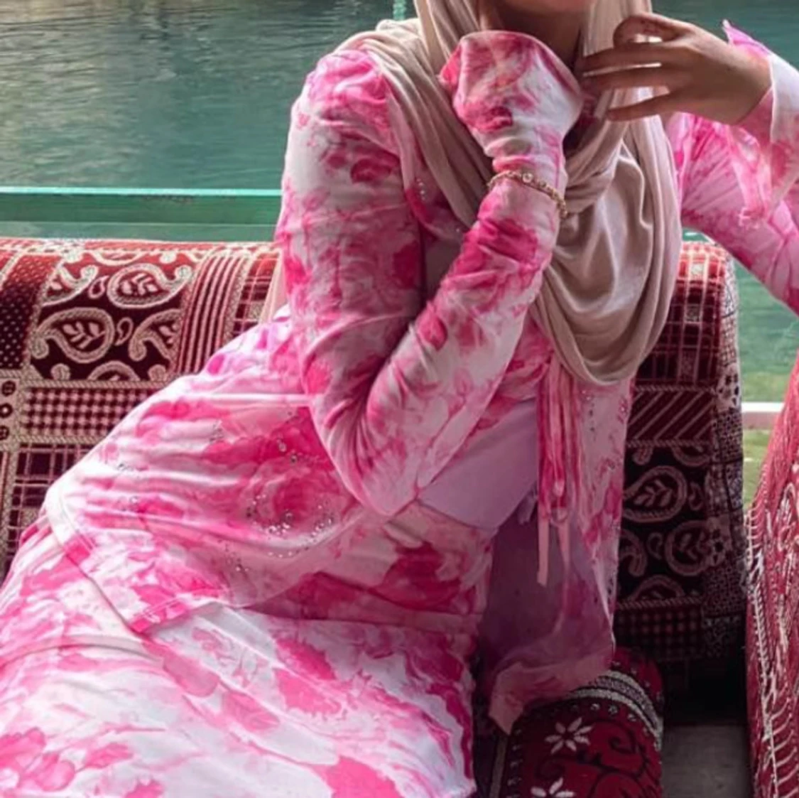 Rosa Set (topp + kjol) - 90