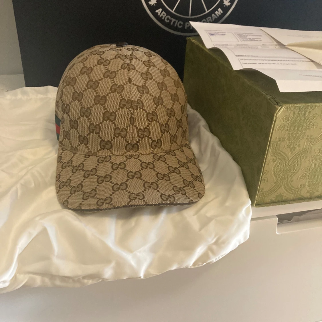 Äkta gucci keps beige - 90