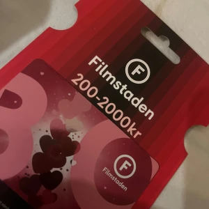 Ett bio kort det är inte använt  - I väldigt bra skick bio kort på 200kr alla pengar finns kvar på kortet 