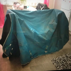 Hästutrustning - Säljer diverse hästutrustning så som täcken strl 145 benskydd strl full träns strl full mm har fler varor än vad bilderna visar. Pris kommer vi överens om 