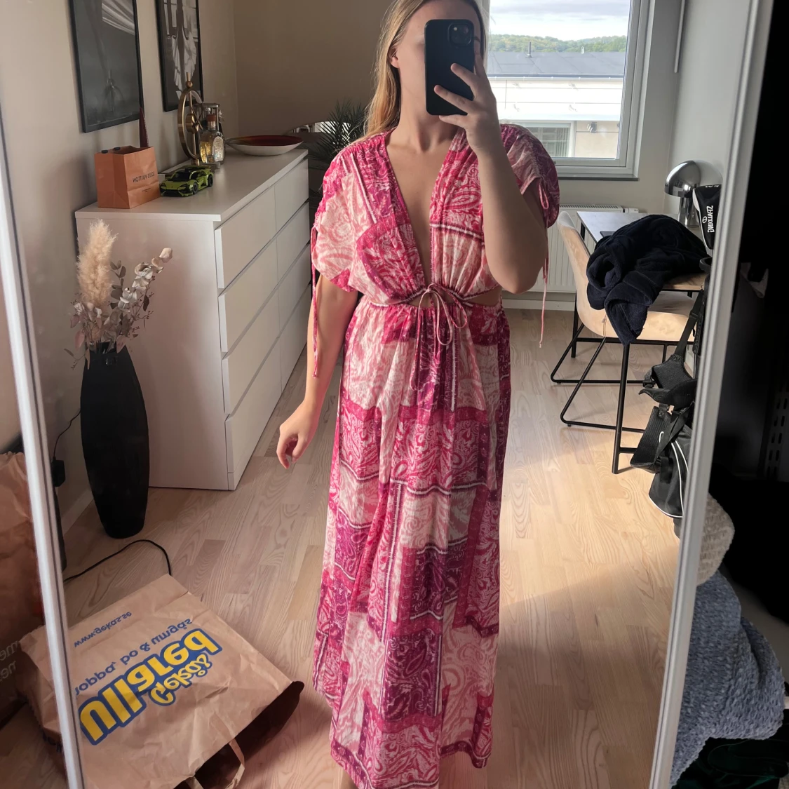 Rosa klänning  - 90