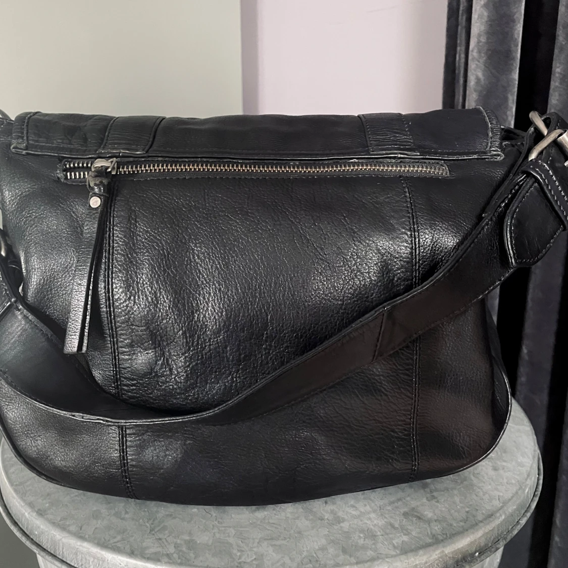 Wera svart läderväska - 92