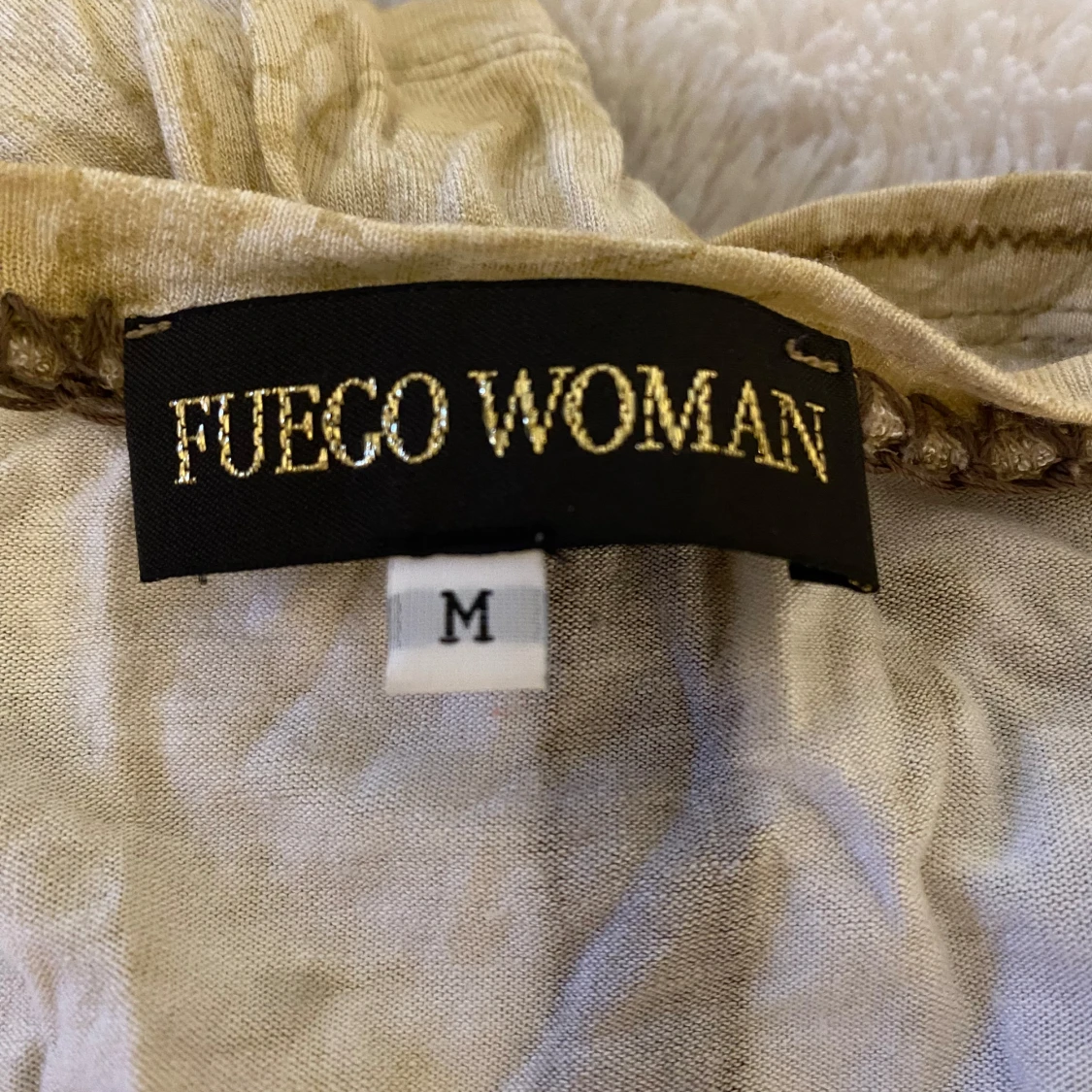 Mönstrad långärmad topp - 93