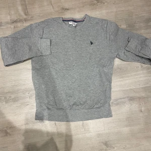 Grå tröja från US Polo Assn - Säljer nu min gråa sweatshirt från US Polo Assn. Har använts en del vilket dock inte syns på den.