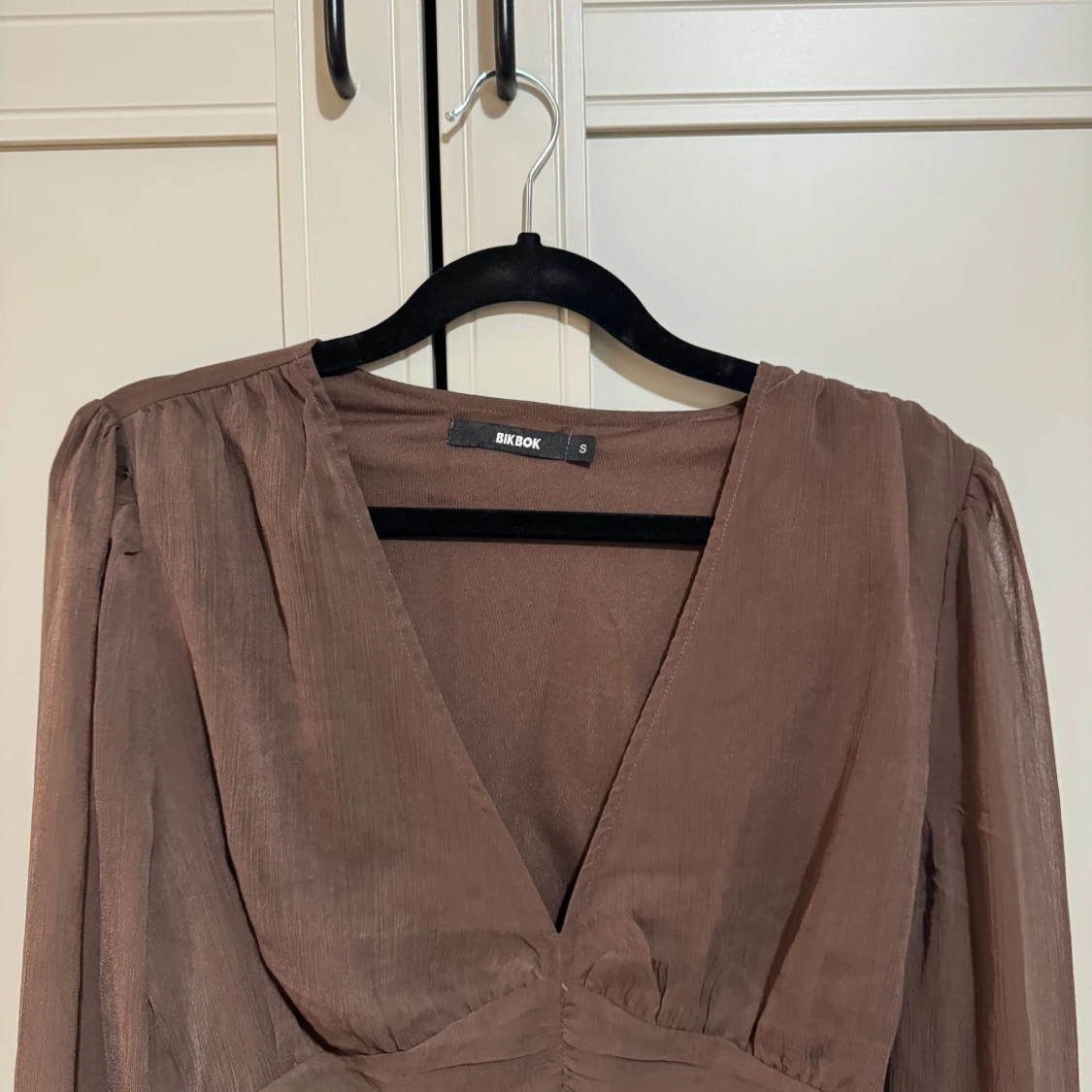 Brun blus från Bik Bok - 90
