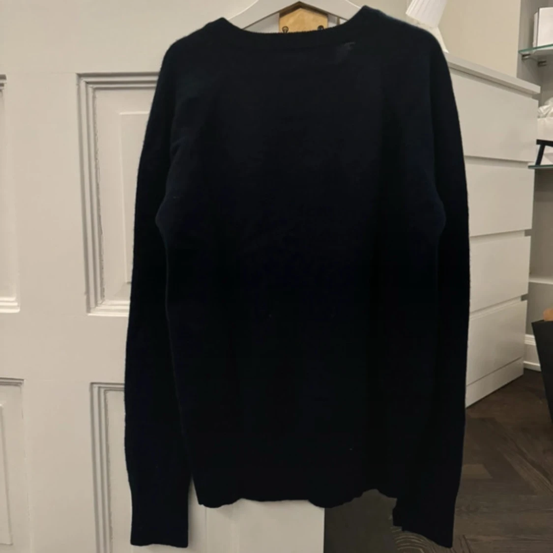 Marinblå soft goat tröja  - 1