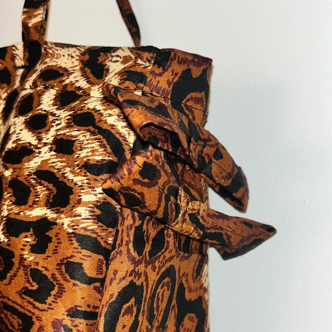 Leopardmönster väska - 91