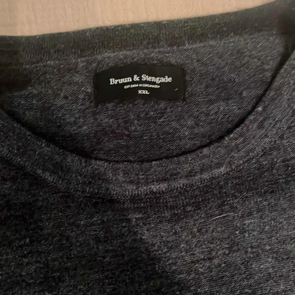 Mörkgrå merinoull tröja från Bruun & Stengade - 91