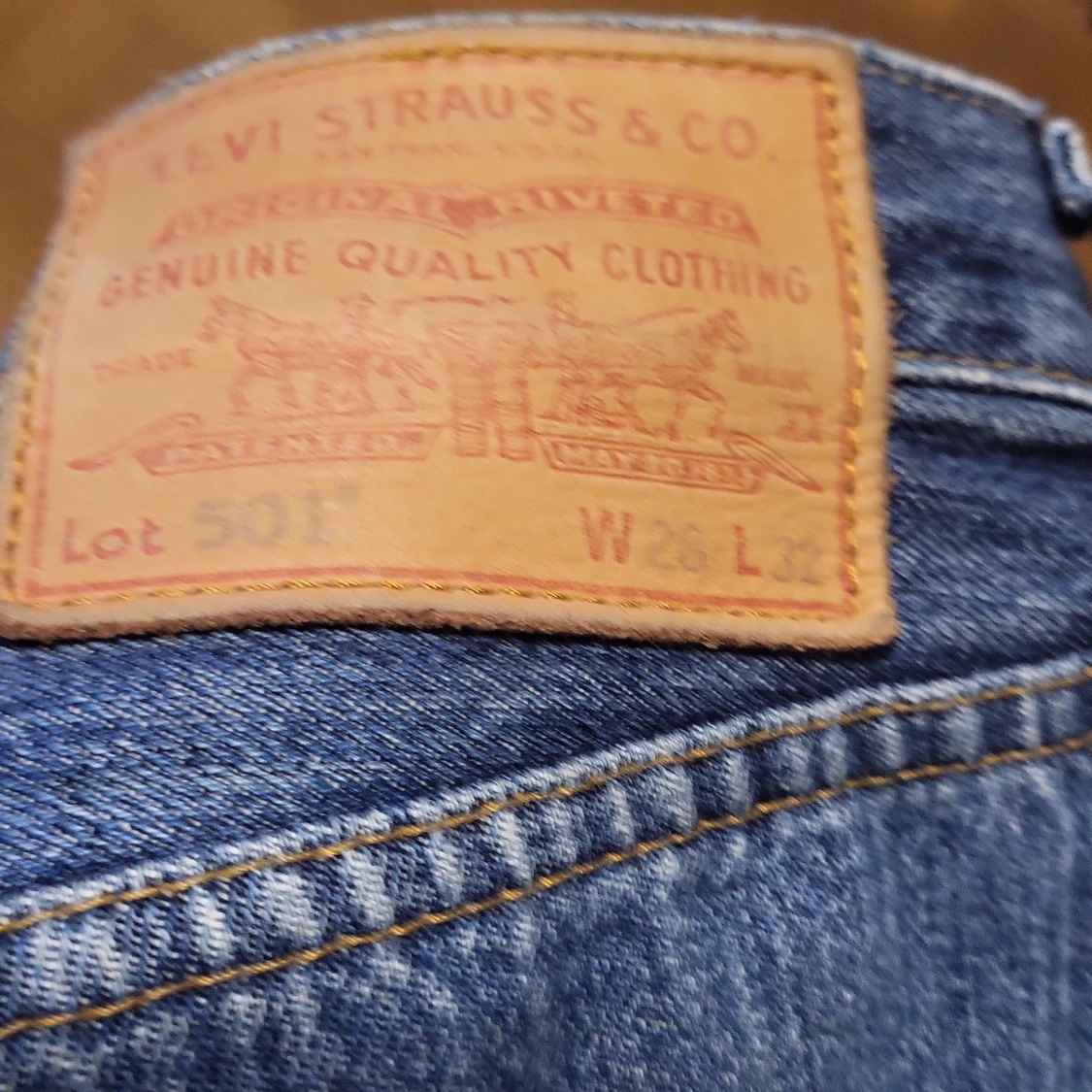 Blåa Levis 501 28/32  - 2