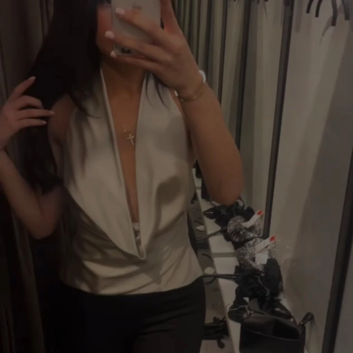 Beige halterneck topp - 3