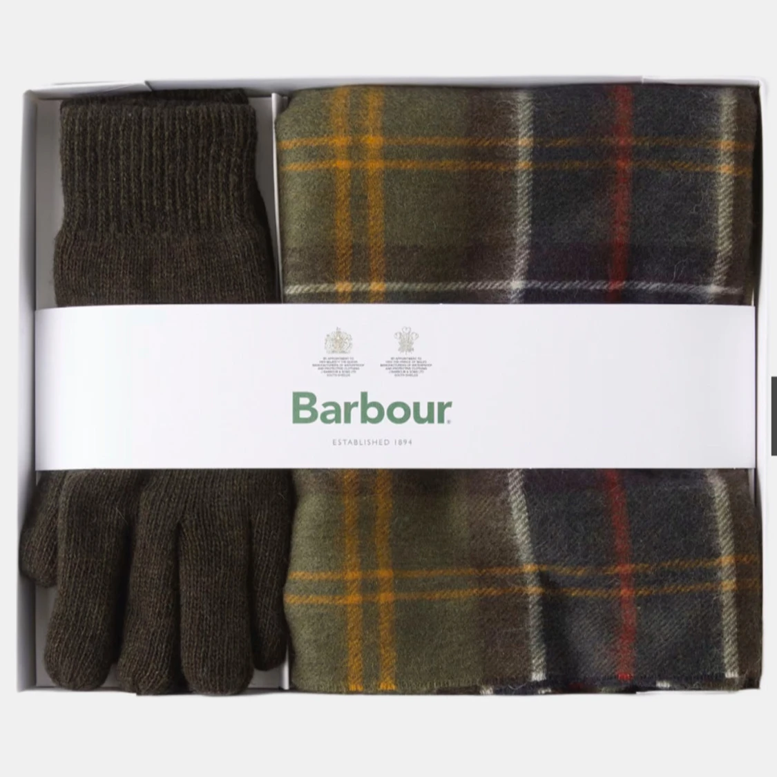  Halsduk och vantar från Barbour