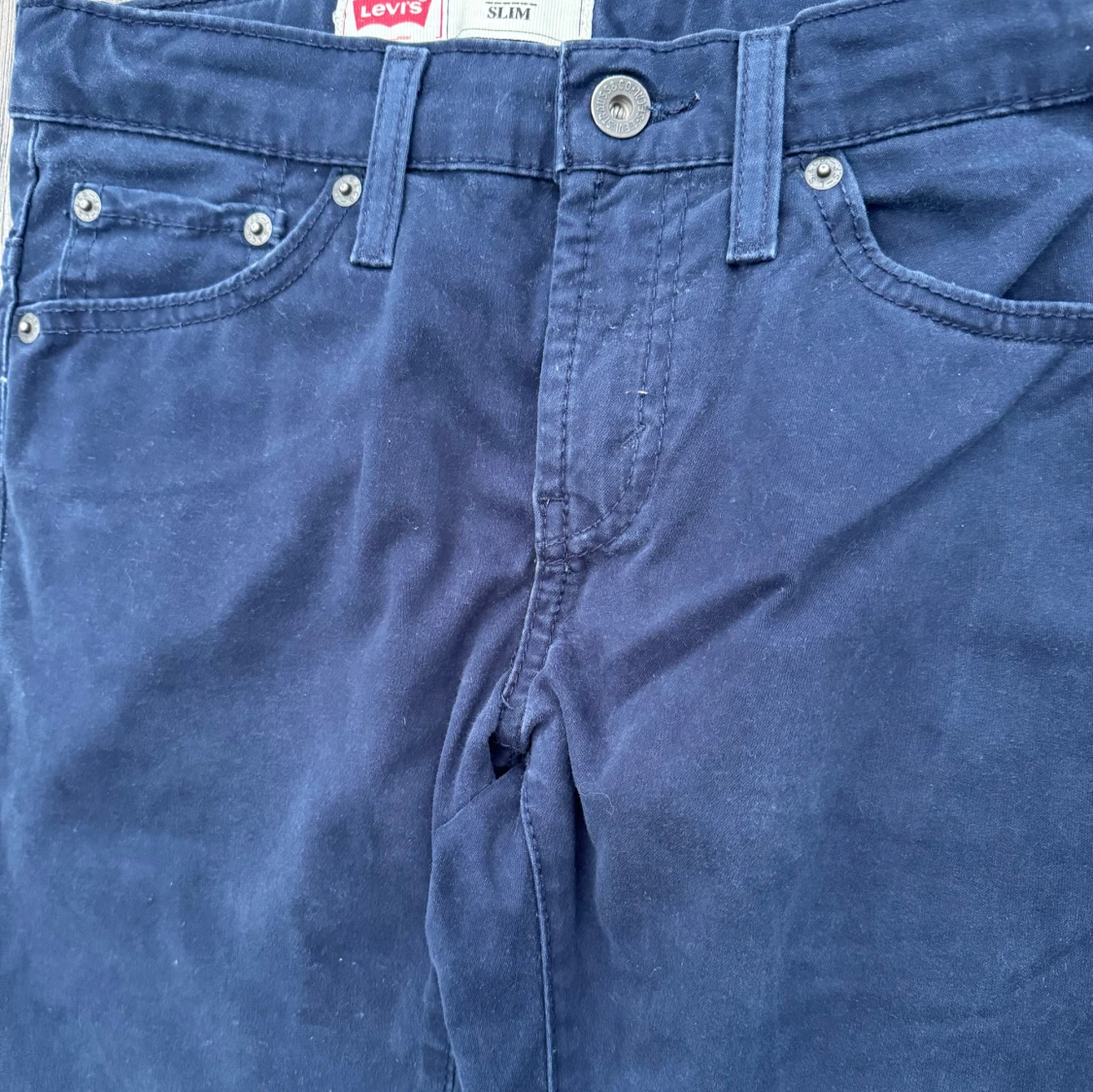 Mörkblå Levi's 511 Slim jeans - 3