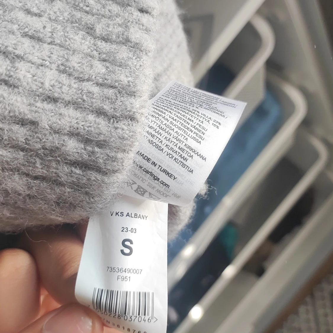 Grå stickad tröja från Vailent - 92