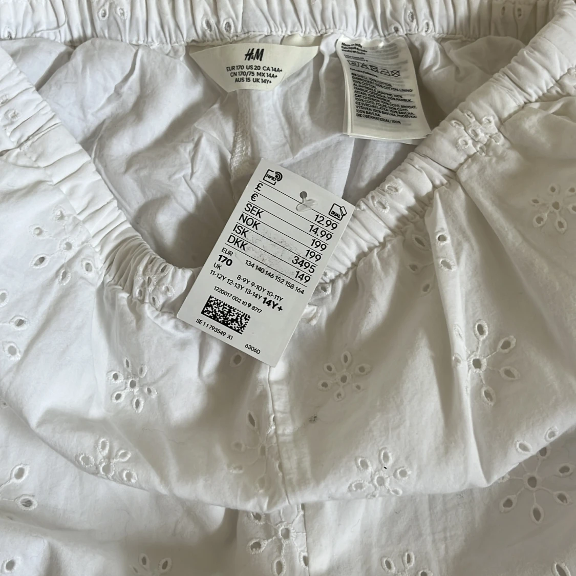 Lågmidjade ”linnebyxor” hm  - 90