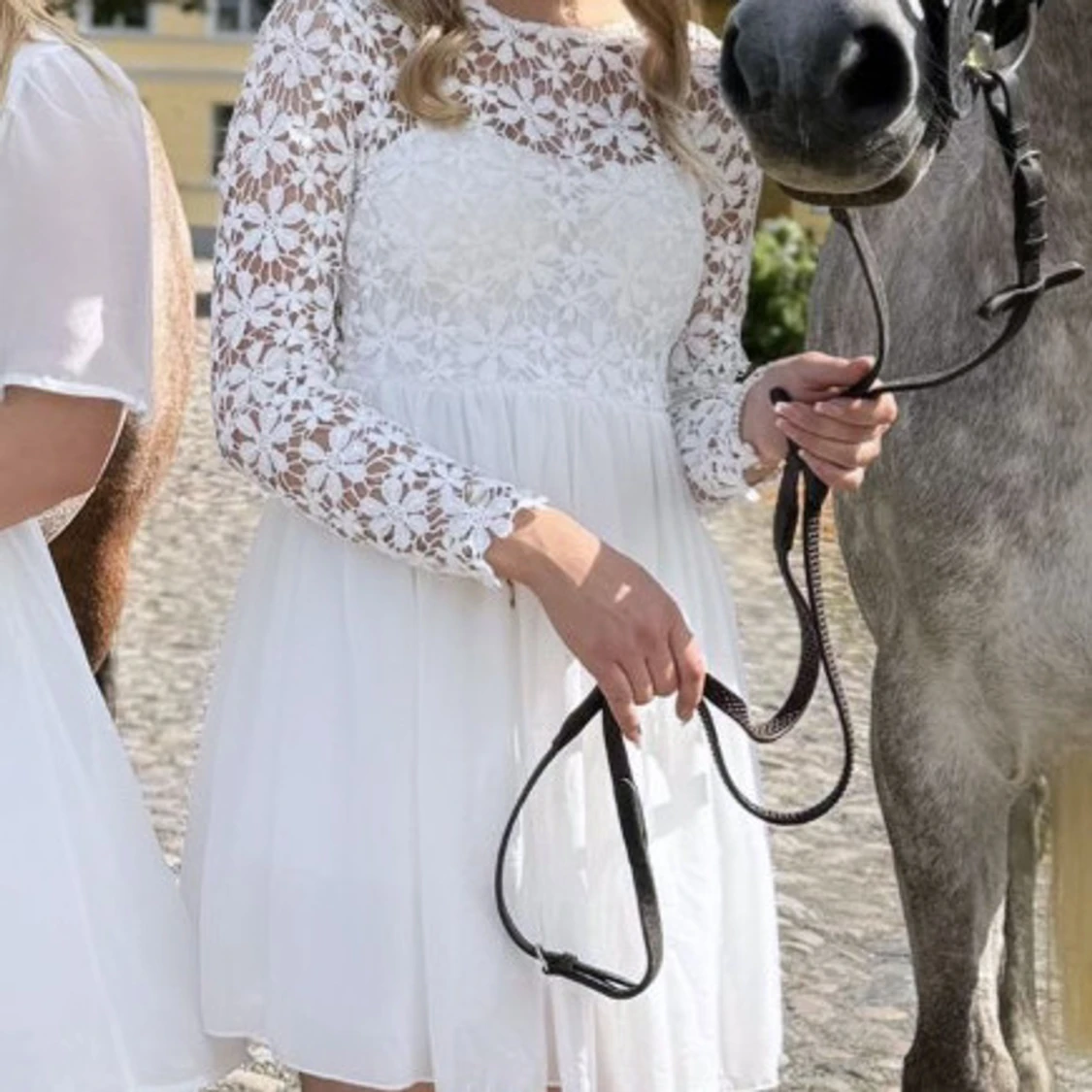 Vit superfin klänning! - 91