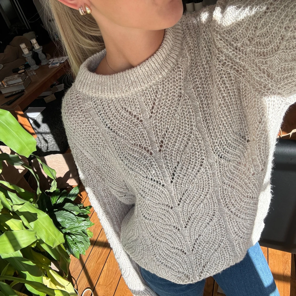 Stickad tröja