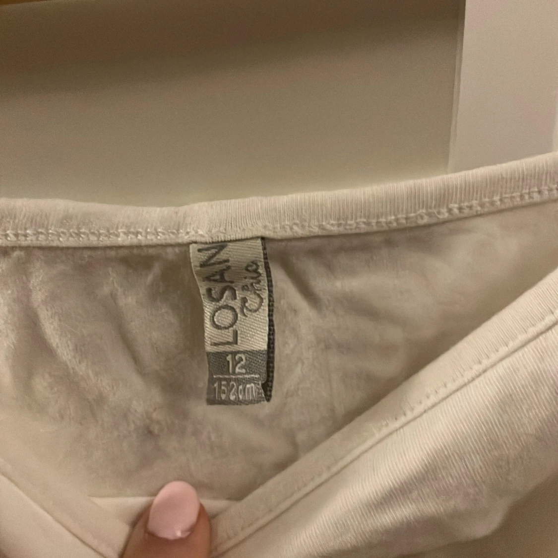 Vit linnetopp från Losan - 2