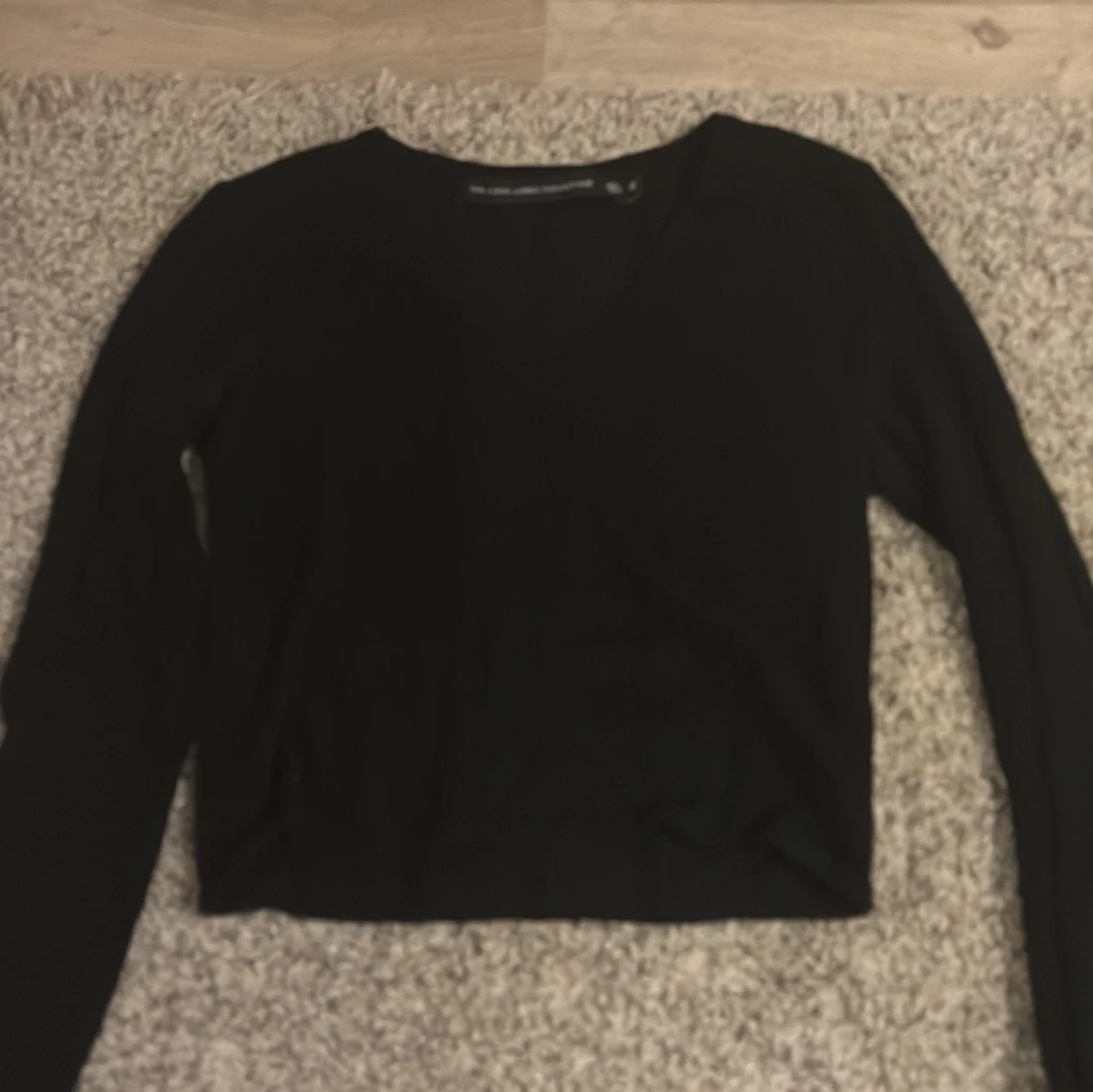 Svart långärmad tröja