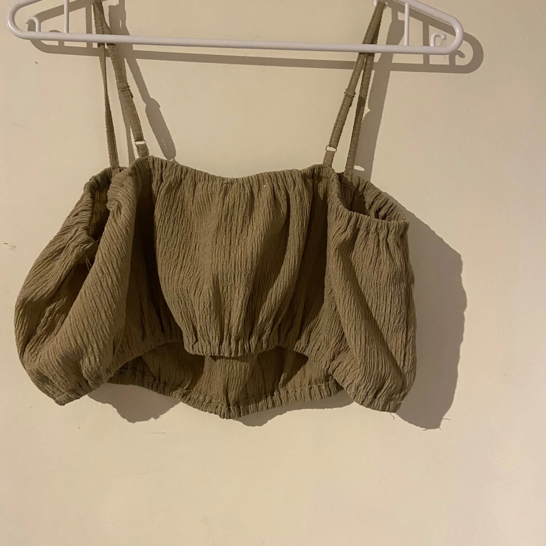 Beige linnetopp från 4th + Reckless - 90