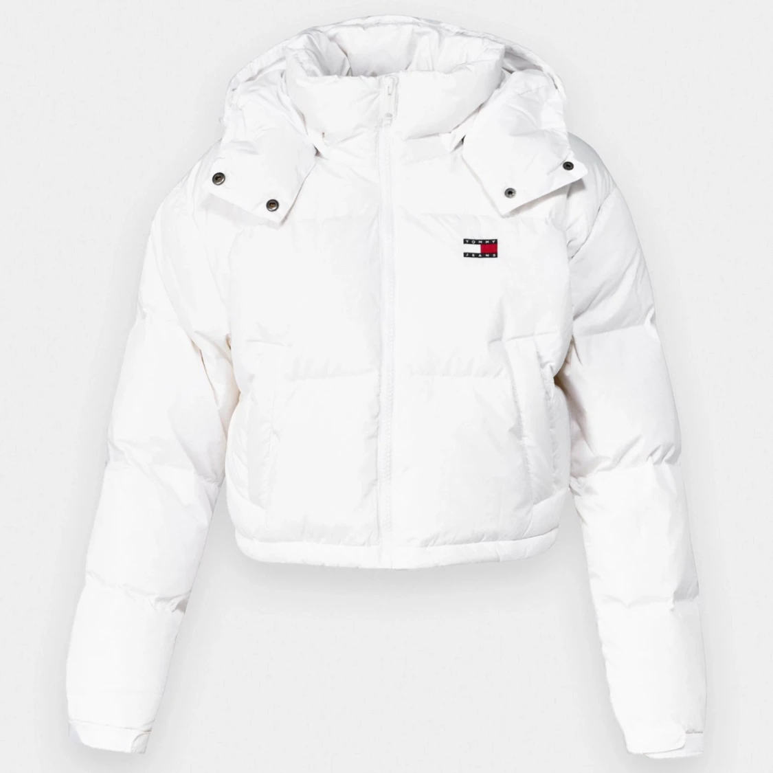 Vit pufferjacka från Tommy hilfigher 