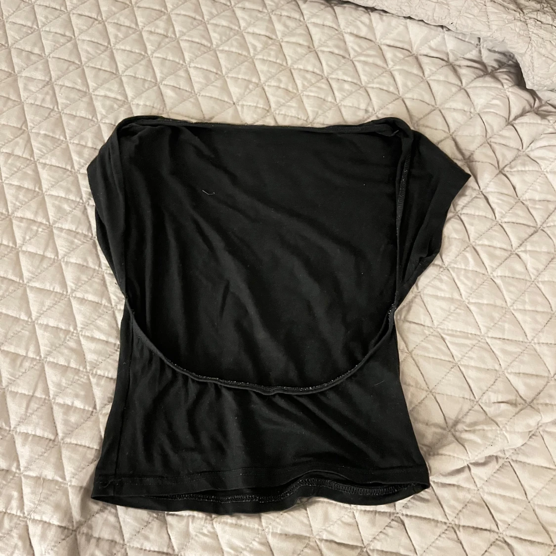 Svart offshoulder topp - 1