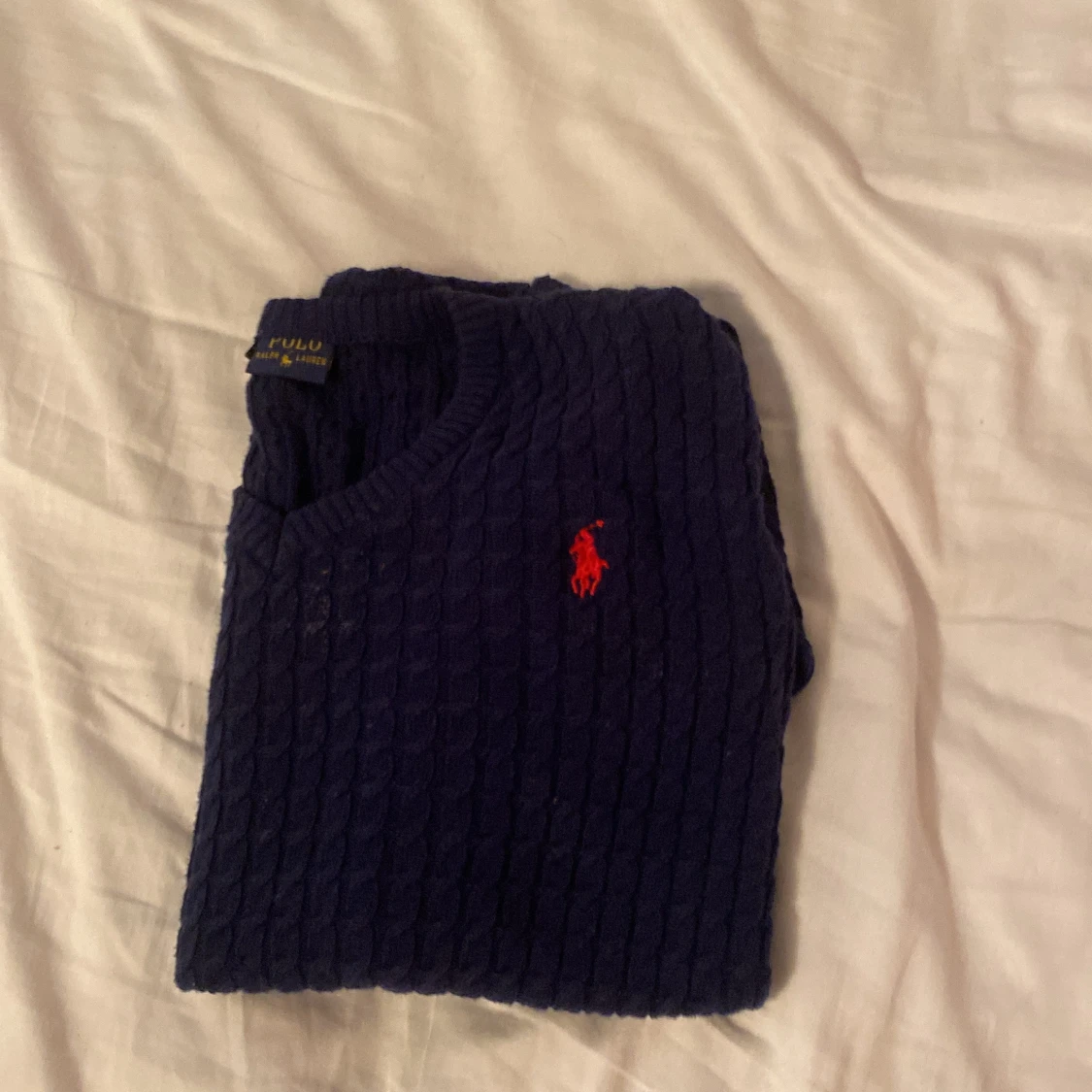 Ralph lauren tröja blå - 90