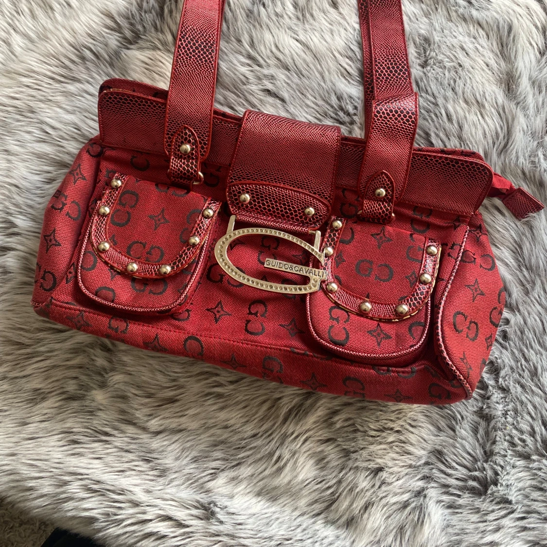 Röd y2k väska  - 91