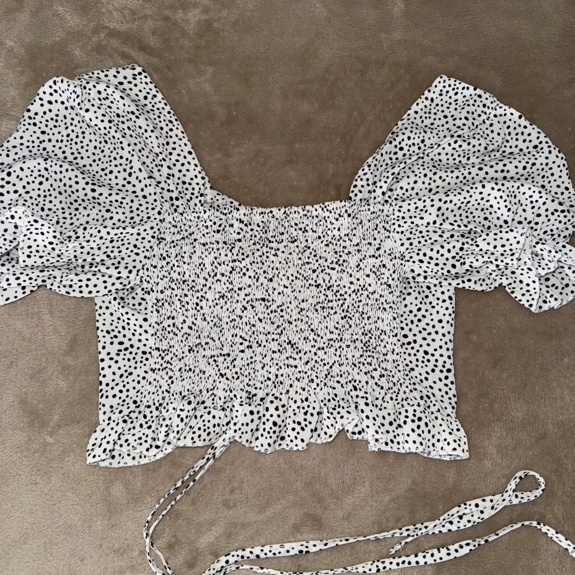 Vit prickig topp från Shein - 1