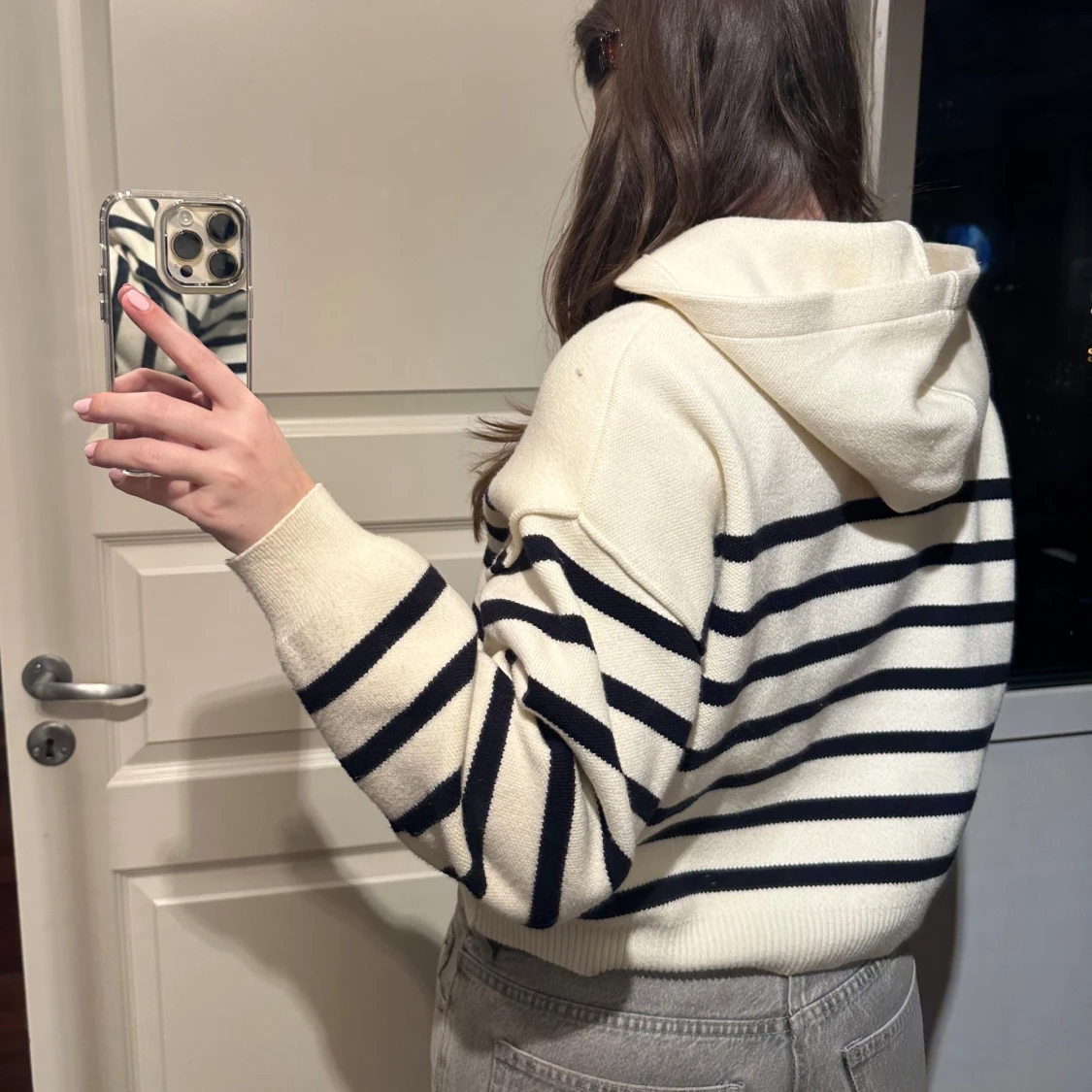 Randig hoodie från Zara - 1