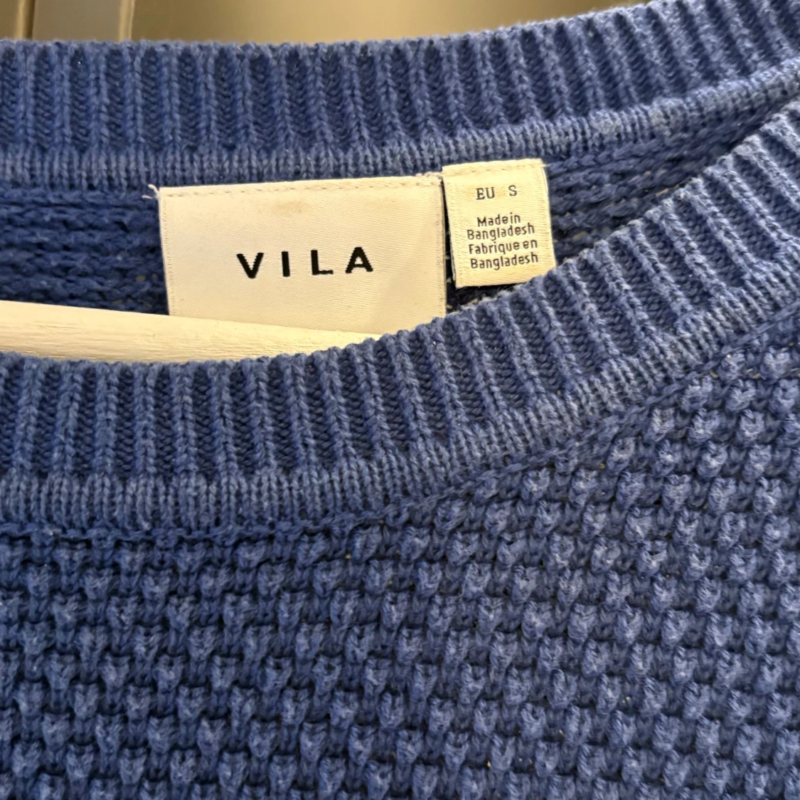 Blå stickad tröja från Vila - 1