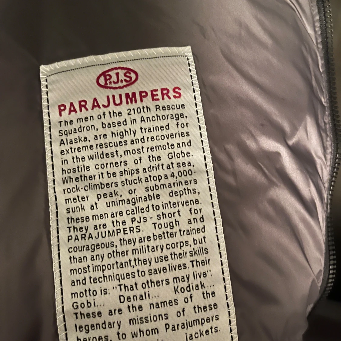 Grå pufferjacka parajumper  - 3