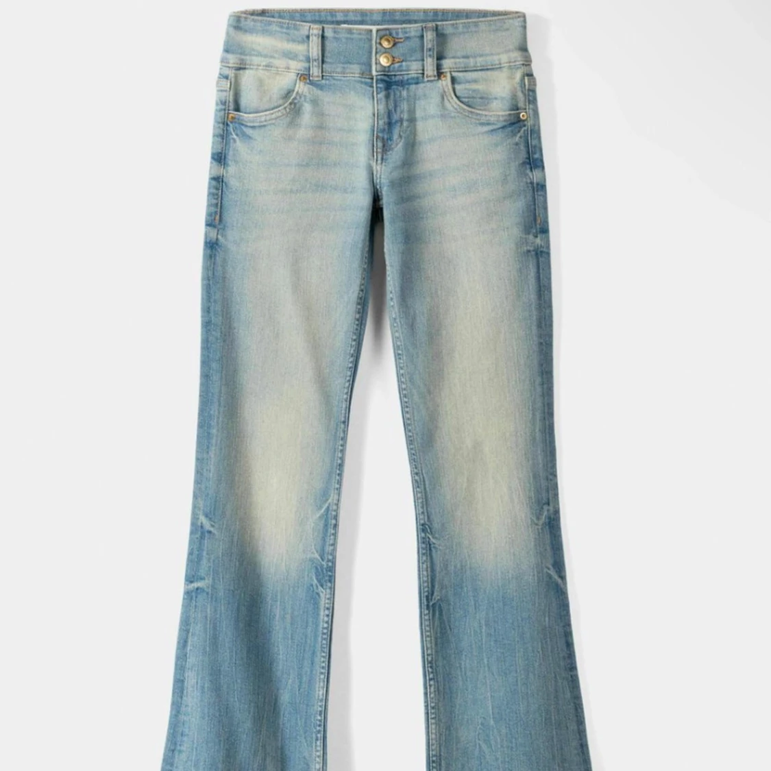 Blå bootcut jeans - 1