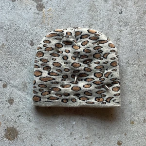 Leopard Studded beanie - Leopard Studded beanie. Perfect condition!