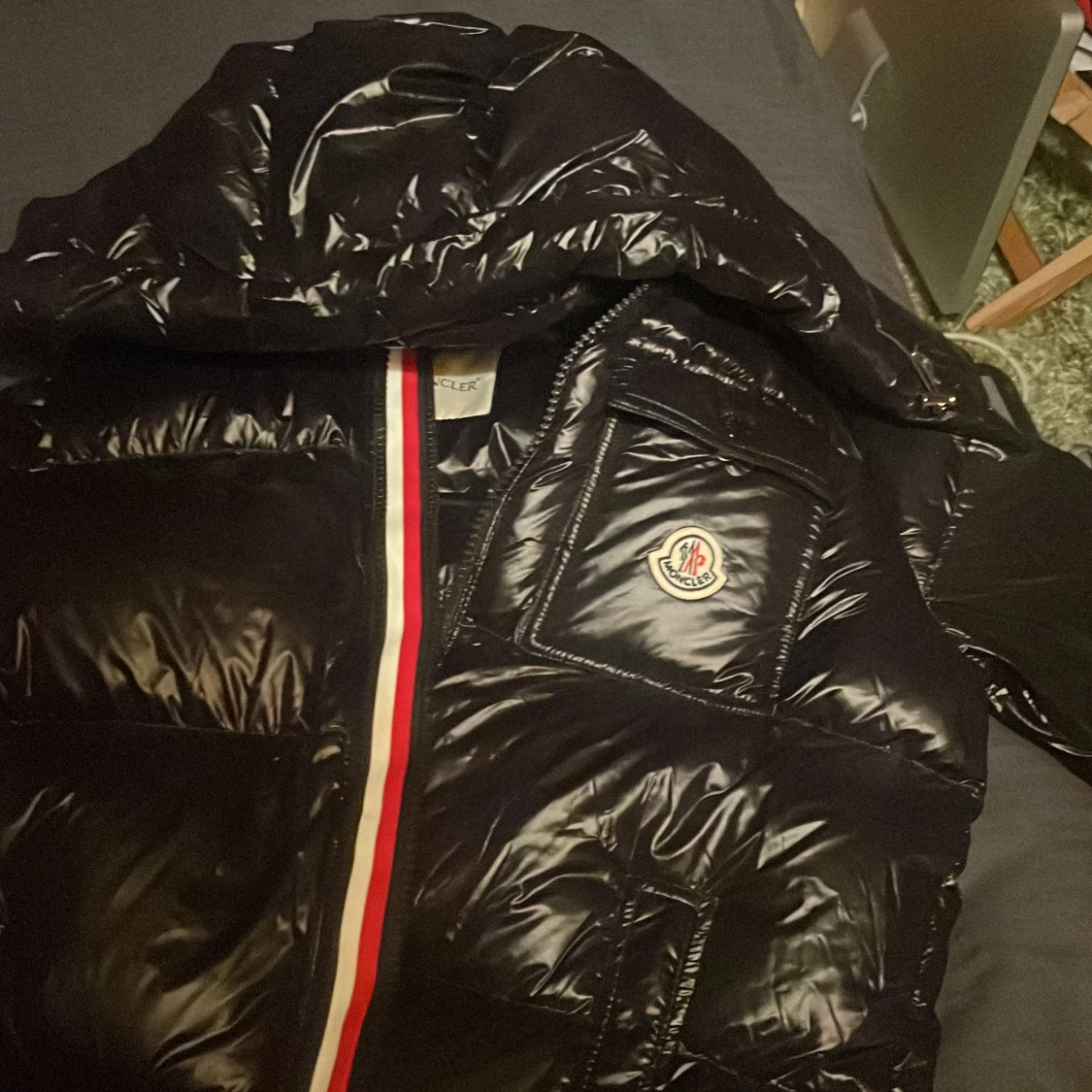 Svart pufferjacka från Moncler  - 92