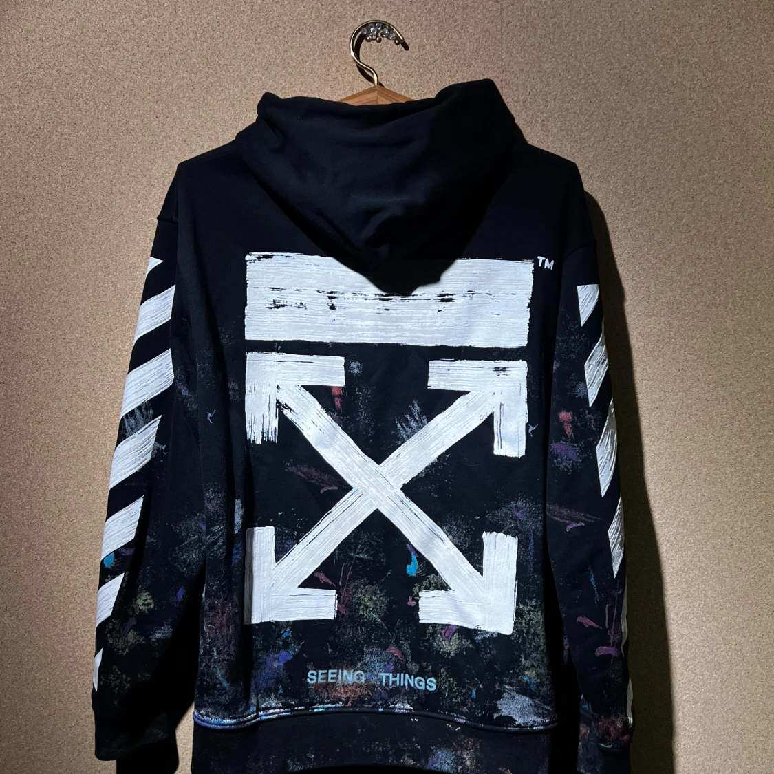 OW Svart hoodie och byxor set - 90