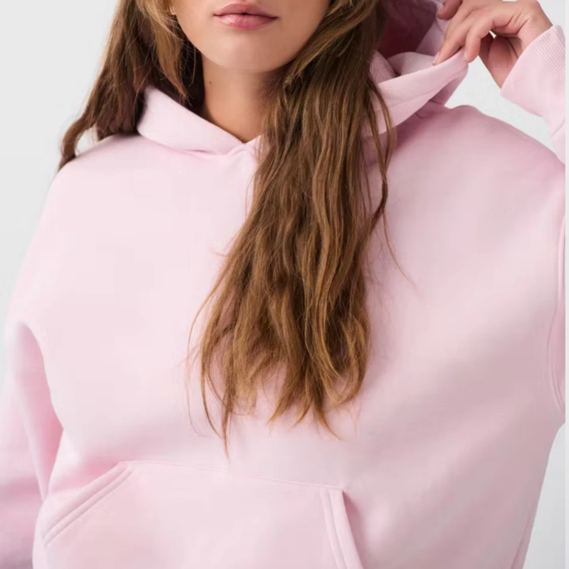 Ljusrosa hoodie Gina  - 90