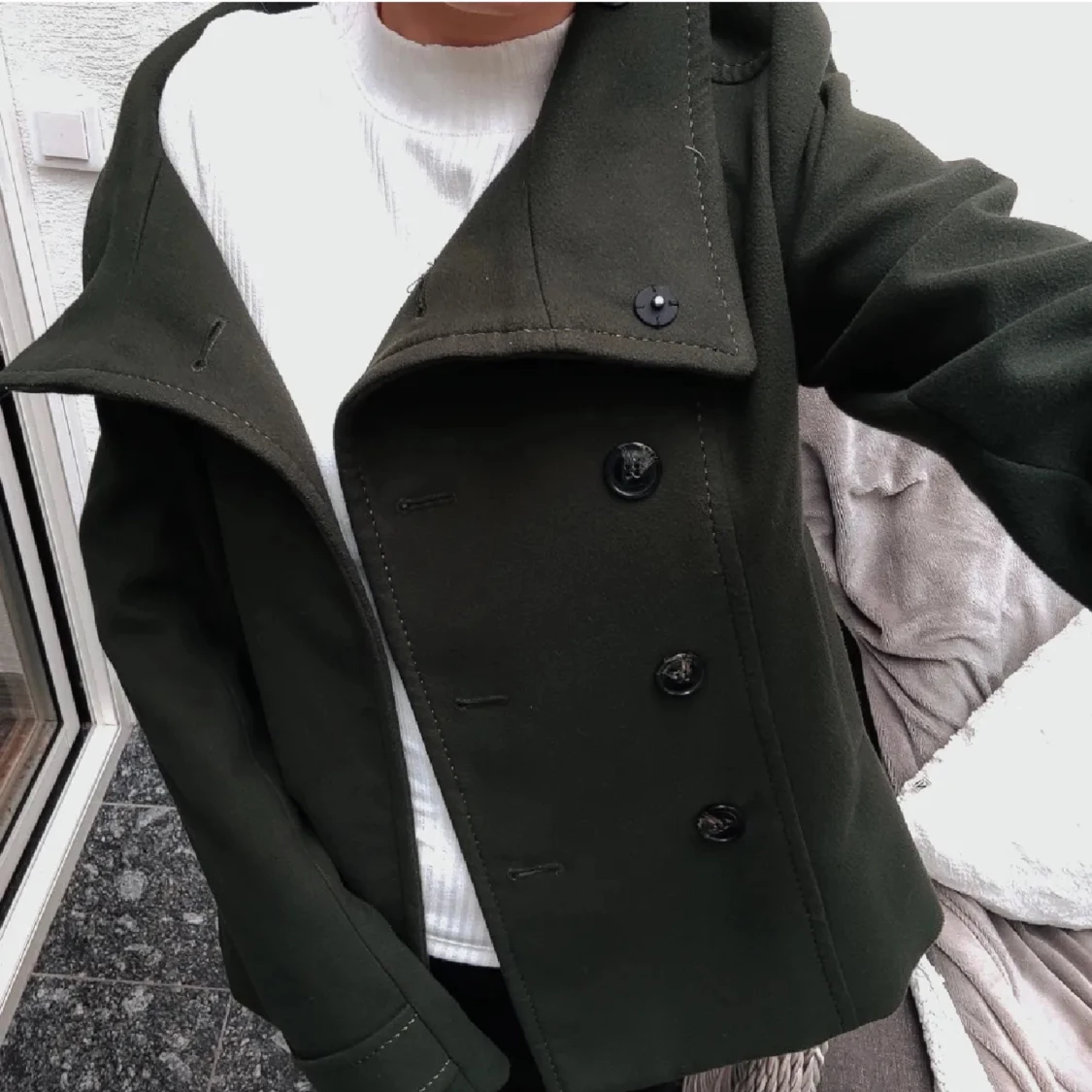 Mörkgrön kappa - 91