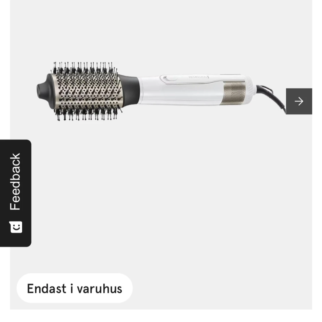 Remington varmluftsborste