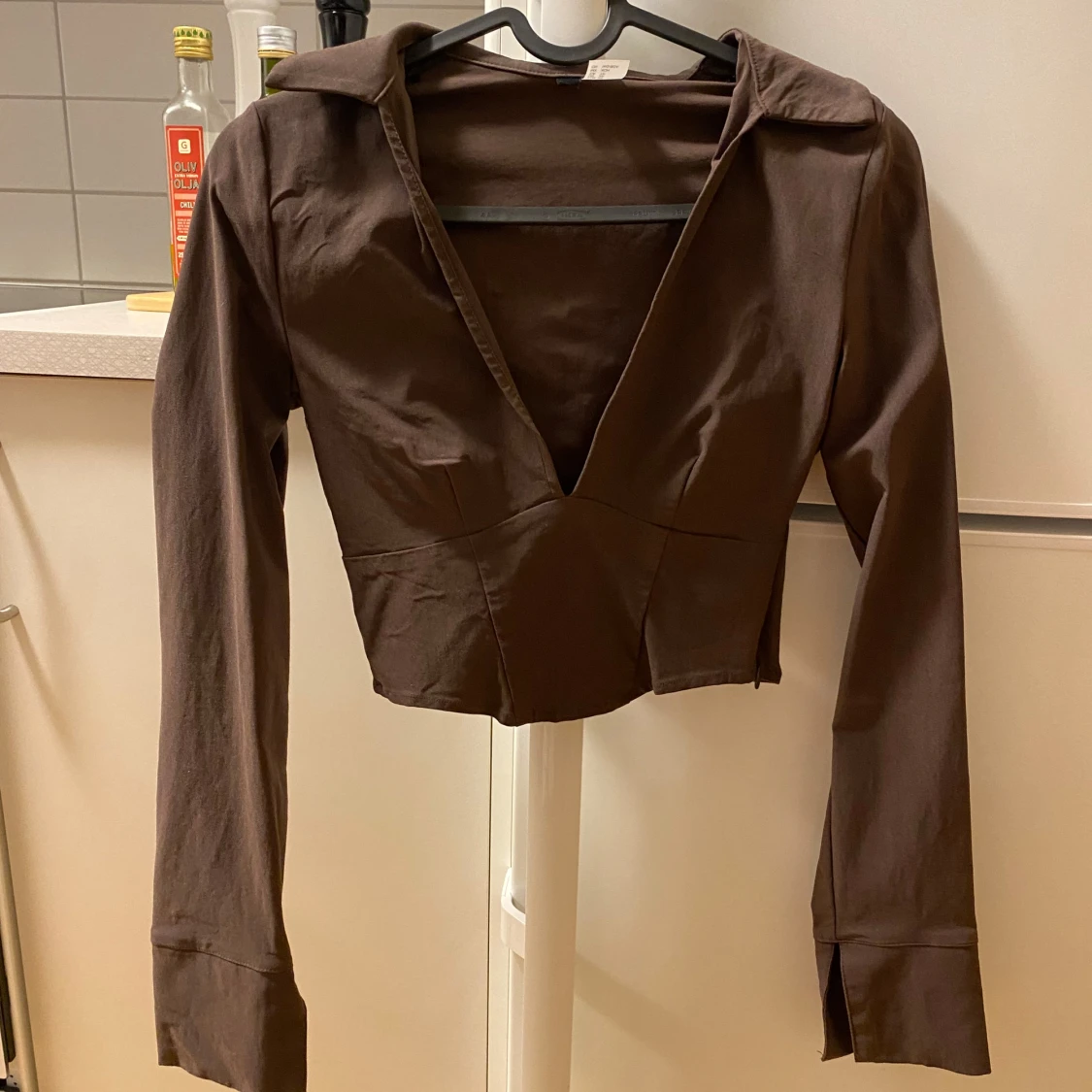 Brun blus/skjorta