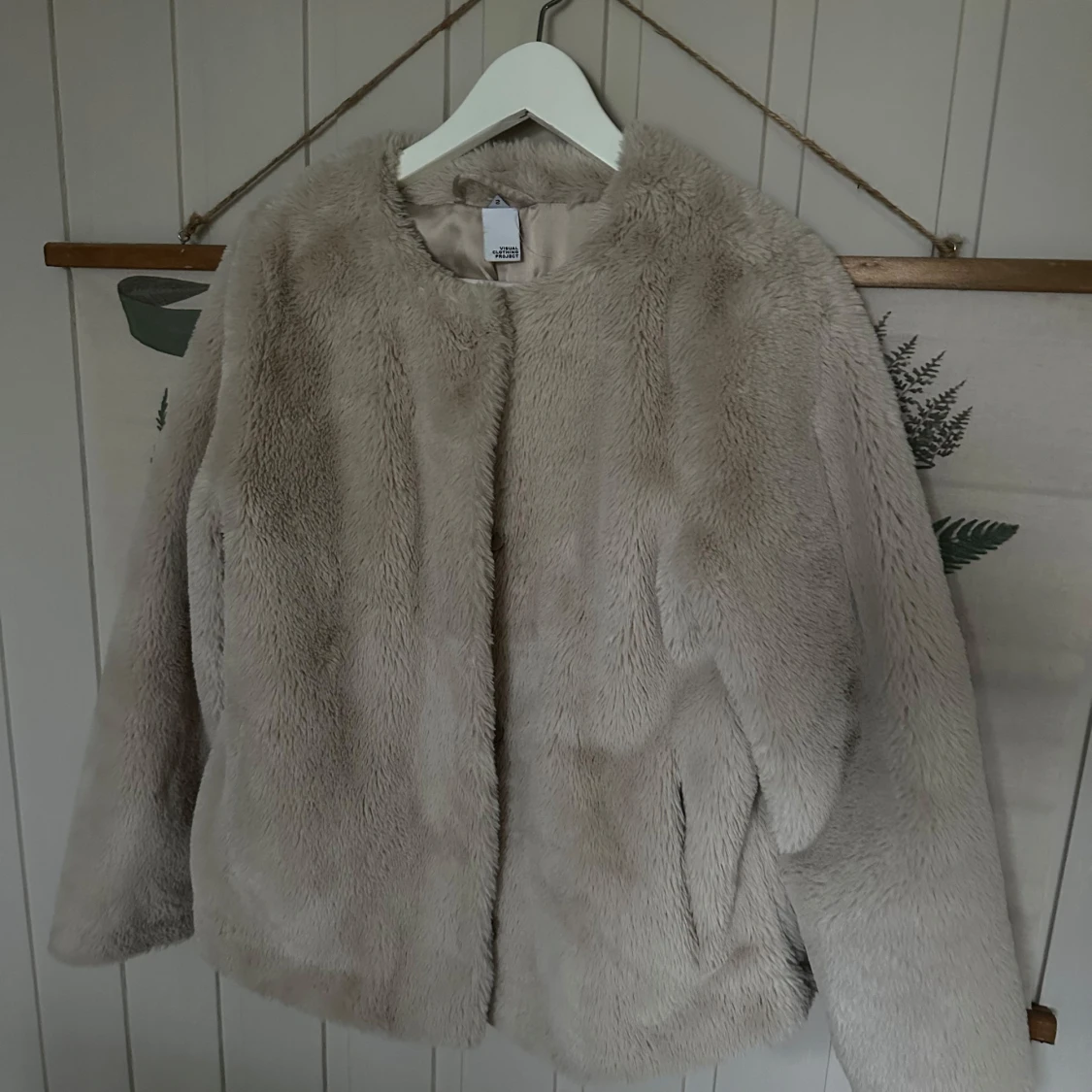 Mjuk teddyjacka st S  - 90