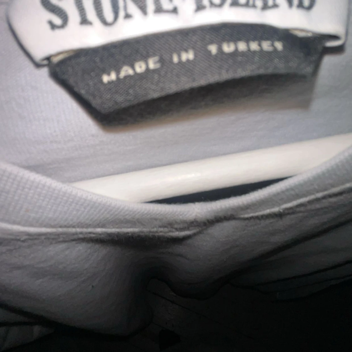 Vit/grå  långärmad tröja från Stone Island - 1