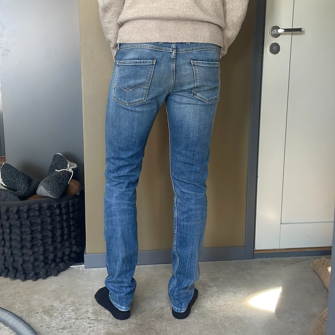 Blå jeansbyxor från Replay - 4