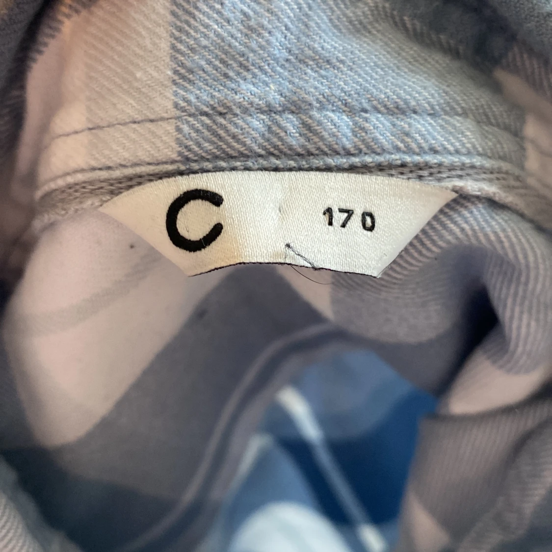 Blå och vit rutig skjorta - 3