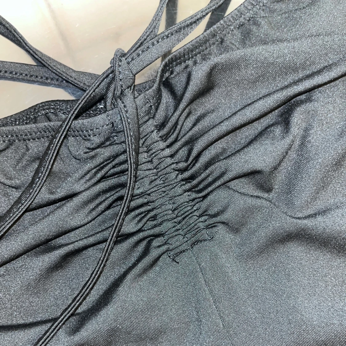 Svarta byxor med snörning - 3