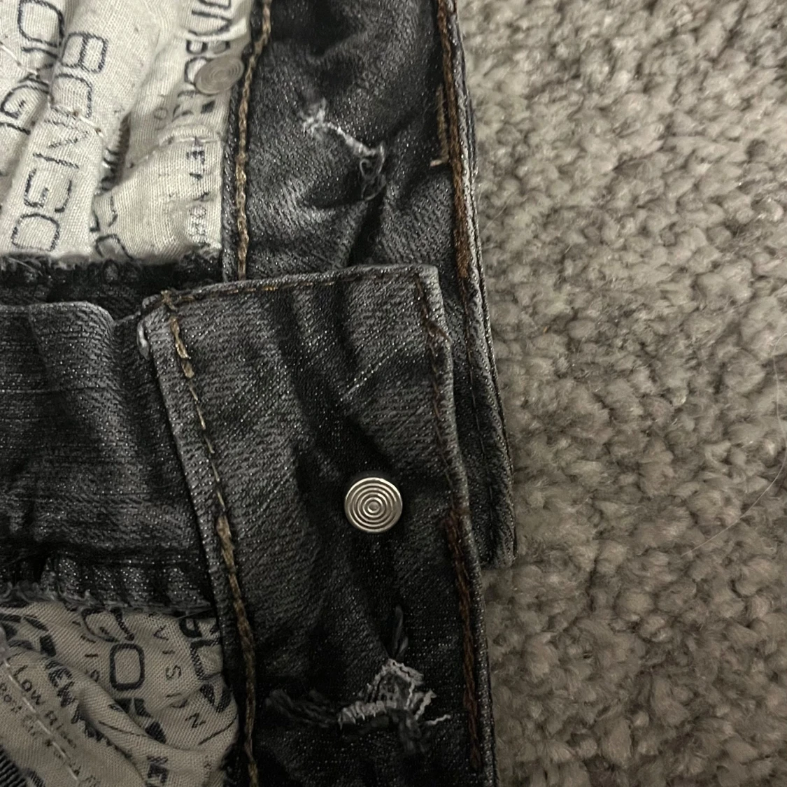 Lågmidjade bootcutjeans - 4