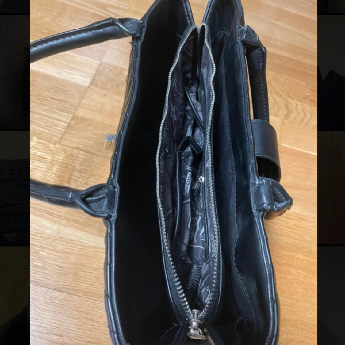 Svart quiltad handväska från Steve Madden - 90