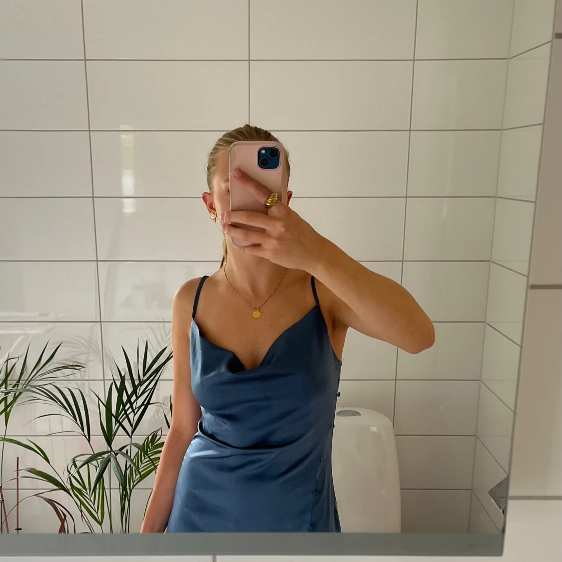 Satinklänning  - 90